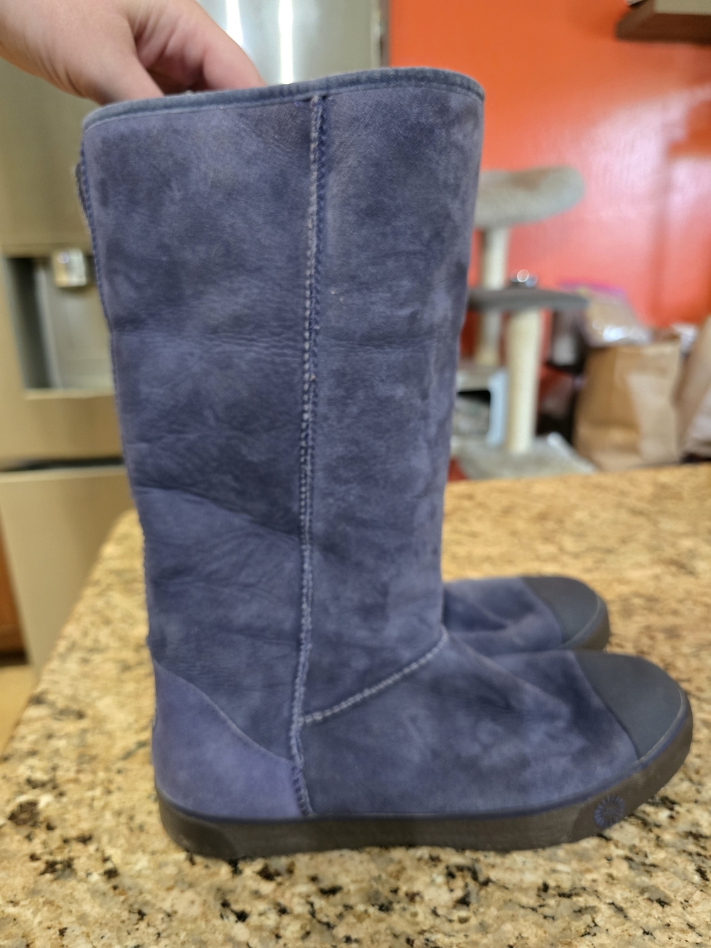 Ugg Women's Tall Suede Winter Boots - Navy